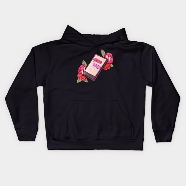 Love message Kids Hoodie by Maki.artist